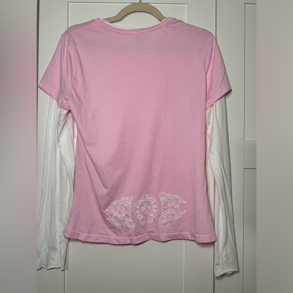 CHROME HEARTS VINTAGE LONG SLEEVE SIZE L PINK - Picture 4 of 7